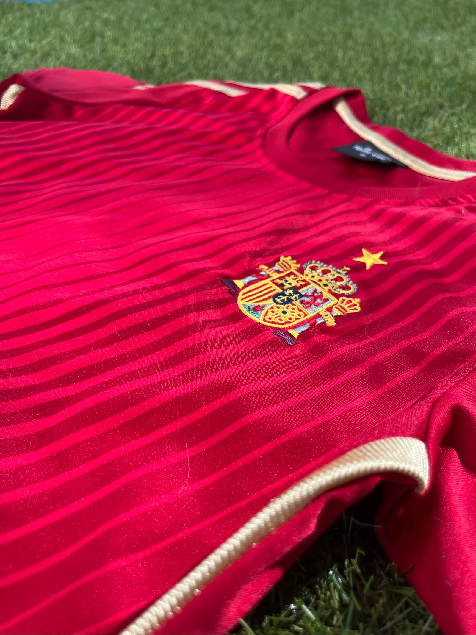 🇪🇸 Camiseta Espanha 2014 Vermelha | Tamanho 10 | Seleção Espanhola | Futebol – photo 3